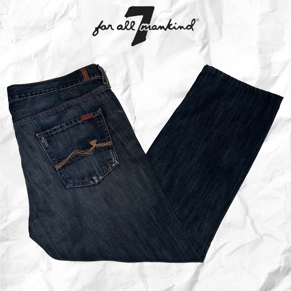 7 For All Mankind Men's “Slimmy” Blue Jeans
